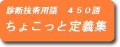 診断技術用語450語ちょこっと定義集